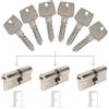 Bricard Confezione da 3 cilindri Bricard Astral che si apre: 35+35, 35+35 e 35+35 con 6 chiavi.