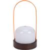 Domary Lampada da Tavolo Senza Fili Lanterna Portatile Ricaricabile da Esterno con Regolazione Continua Touch Batteria 1200 mAh per Emergenza Campeggio, Patio, Giardino