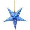 UUOUU UUUOUU - Lanterne di carta a forma di stella, 45,7 cm, 3D, con pentagramma cavo, decorazione da appendere al soffitto, per Natale, festa di compleanno, confezione da 2