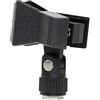 Stagg MH-1AH - Supporto per microfono caricato a molla, colore: nero