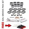 Brakemasters Suzuki Dr 350 S E 94-98 Kit Guarnizioni Pinza Freno Posteriore 1994 1995 1996