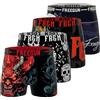 Freegun Fg/1/Bm/Pk4 Boxer Corti Uomo (Pacco da 4)