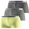 s.Oliver 98799021 Boxer a Pantaloncino, Lime+Oliva+AOP, M (Pacco da 3) Uomo