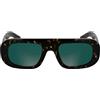 KARL LAGERFELD Men's Sunglasses KL6188S - Dark Tortoise with Solid Green Lens