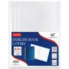 Habercrafts Copertine in plastica trasparente per quaderni scolastici in formato A5+, pellicola protettiva trasparente per libri da 9,8 x 7,5 pollici/A5+ (24,89 cm x 19,05 cm) (confezione da 3)
