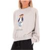 Polo Ralph Lauren Felpa relaxef fit Polo Bear grigia