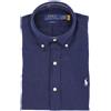 Polo Ralph Lauren Camicia Custom Fit in lino Newport Navy
