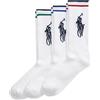 Polo Ralph Lauren Tri-pack calze sportive Big Pony - TU 150WHITE/ASS - POLO RALPH LAUREN 15844810101 - C - M008