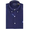 Polo Ralph Lauren Camicia in popeline stretch Custom Fit blu