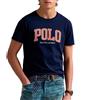Polo Ralph Lauren T-shirt blu con logo Custom Slim-Fit