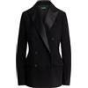 Polo Ralph Lauren Blazer nero doppiopetto con revers a lancia