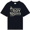 Roy Rogers T-shirt blu con stampa Working Class