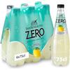 San Benedetto, Bibita Analcolica Gassata al Limone Zero, 6x750 ml, Senza Zuccheri Aggiunti e Senza Calorie, Rinfrescante e Leggera