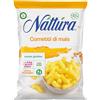 NATTURA Cornetti di Mais Bio, Snack Senza Glutine e Lattosio, a Basso Contenuto di Grassi Saturi, Prodotto Vegano Senza Olio di Palma e Grassi Idrogenati, Confezione da 45 g