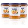 Zuegg, Confettura Extra di Albicocche I Frutteti di Oswald Zuegg - Contiene 50% di Frutta ogni 100 Grammi, Naturalmente Senza Glutine, Prodotto Vegano (3 x 320 grammi)