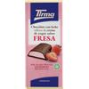 Tirma Barretta di cioccolato al latte con ripieno di crema yogurt al gusto fragola 103 g | spuntino dolce al cioccolato cremoso | Cioccolato con ripieno fruttato | Ideale per merenda e dolci momenti