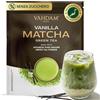 VAHDAM Polvere di Matcha alla Vaniglia 100g-50 Tazze | Matcha Uji & Vaniglia del Madagascar | 100% Naturale | Tè Verde Giapponese Premium | Per Latte & Tè