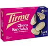Tirma Choco Bianco sottile Chocolate Sandwich 218g | Biscotti al cioccolato bianco confezionati singolarmente | Biscotti croccanti ripieni di crema e cioccolato | Biscotti per caffè e tè
