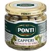 Ponti, Capperi all'Aceto di Vino, Ottimo Antipasto Ideale per Realizzare Ricette Classiche e Saporite, Ideale anche per Arricchire Insalate, 100% Made in Italy, 95 g