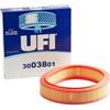 UFI Filters, Filtro Aria 30.038.01, Filtro Aria per Ricambio, Adatto a Auto, Applicabile su Modelli Seat Arosa, Cordoba, Ibiza, Inca, Volkswagen Caddy, Golf, Lupo, Polo, Vento, Skoda Felicia, Octavia