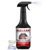 ALCLEAR 721IX rimuovi insetti 1000 ml, prelavaggio auto e moto | per vernice, plastica e cromature, scioglie rapidamente e delicatamente anche insetti secchi e ostinati