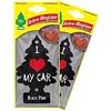 Arbre Magique Duo Pack Black Pine - Profumatore per Auto - 7 Settimane di Naturale Freschezza - Durata Costante - Profumo Seducente - Atmosfera Inebriante