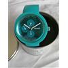 Orologio O bag O clock OROLOGIO CON CINTURINO SILICONE VERDE 12 TG. M - SCATOLA REGALO