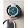 Orologio O bag O clock OROLOGIO CON CINTURINO SILICONE CELESTE 2 TG. M - SCATOLA REGALO
