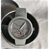 Orologio O bag O clock OROLOGIO CON CINTURINO SILICONE GRIGIO TG. L CON SCATOLA REGALO