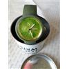 Orologio O bag O clock OROLOGIO CON CINTURINO SILICONE VERDE 14 TG. L - SCATOLA REGALO