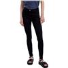 PIECES Bestseller A/S Pctalia MW Black Skinny Noos BC Jeans, Nero, (XS) W x 32L Donna