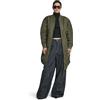 G-STAR Donna Long Bomber wmn, Verde scuro (dark olive D23543-C143-C744), S