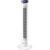 Techly 621659 Ventilatore a Torre da Pavimento 36 3 Velocità con Telecomando Oscillazione 75° e Timer Bianco