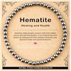 AD Beads - Braccialetto fatto a mano da 4 mm, 6 mm, 8 mm, 10 mm, pietra naturale per la pace e la tranquillità, meditazione, yoga, guarigione e energia, regalo unisex, 4 mm