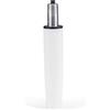 HJH Office 723-10 Molla a gas per sedia da ufficio L 29-40 cm Metallo Bianco, massimo peso 180 kg