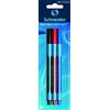Schneider Slider Edge XB - Confezione di 3 penne a sfera, colori assortiti