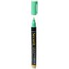 SECURIT - Pennarello a Gesso Liquido - Punta Fine 1-2 mm - Colore Verde | Base d'Acqua - Cancellabile con Panno Umido - Superfici Non Porose - Multiuso per Ristorazione