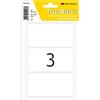 TopStick Etichette multiuso, 3 etichette per foglio, 15 fogli, 52 x 100 mm, 45 etichette, etichette autoadesive grandi, etichette adesive vuote per ufficio cucina casa, bianco