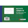 Alevar Blocchi Ricevute Generiche 2 Copie 50 Moduli Formato cm 17x10 Conf. da 1 Blocco