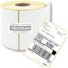 GIANTO Etichette Stampante Termica 100 x 150 mm, 1 Rotolo di Adesive a Trasferimento Termico Diretto, Autoadesive Permanente per Zebra, Anima Foro da 40 mm Universali (rotolo da 500 pz)
