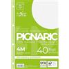 Pigna - Conf. da 40 Ricambi A4,80 gr,4M | con banda rinforzata salvabuchi