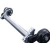AL-KO Assale frenato AL-KO COMPACT per rimorchio/carrello portattrezzi 1350kg 1100mm 1550mm 5x112