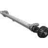 AL-KO Assale frenato AL-KO COMPACT per rimorchio/carro attrezzi 1500kg 1600mm 2050mm 5x112