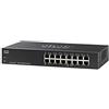 Cisco Switch non gestito Cisco SG110-16HP con 16 porte Gigabit Ethernet (GbE) più PoE di 64 W, protezione limitata a vita (SG110-16HP-EU)