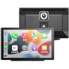 Lescars CAS-5060 Display IPS HD Touch 9 pollici con Apple CarPlay Android Auto e Front Camera 1296p