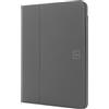 Tucano, Cover per iPad Air 11 M2 (2024) e M3 (2025), iPad Pro 11 (2ª, 3ª, 4ª Gen), iPad Air 10 e 9 (4ª/5ª Gen), Cover Up Plus, Stand e Porta Apple Pencil in PU con Scocca Semi-Rigida, Grigio Scuro