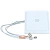 Cisco - Antenna Wi-Fi omnidirezionale dual band Cisco Aironet, 2 dBi (2,4 GHz)/4 dBi (5 GHz), MIMO (4 porte), montaggio a soffitto, garanzia hardware limitata di un anno (AIR-ANT2524V4C-R)