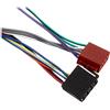 ACV Cavo di collegamento radio CSB Black Ausiliare ISO per Daihatsu/Lexus/Toyota/VW con connettore Jack da 3,5 mm e schermatura in alluminio