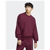 adidas Felpa girocollo pullover UOMO Adidas Amaranto Feelcozy Fleece Crew