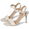 Lauren Ralph Lauren, Sandalo Gwen in nappa Donna, Bianco tenue, 37 EU